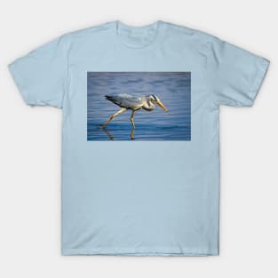 Grey Heron having a snack T-Shirt